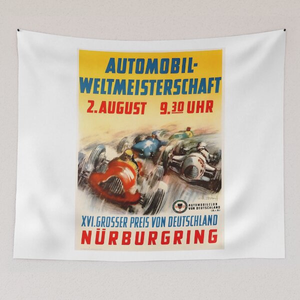 Artikelvorschau, Rennplakat zum Großen Preis von Deutschland 1939 (Nürburgring) entworfen und verkauft von CharlieDesings.