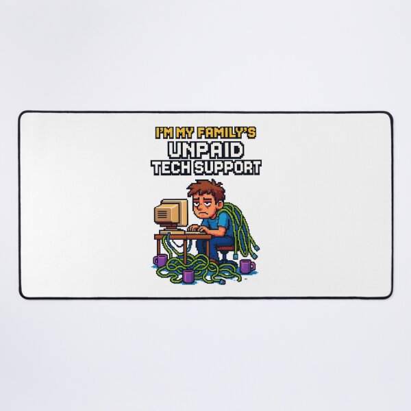 Item preview, I'm My Family's Unpaid Tech Support Funny Computer Engineer designed and sold by DesignsByAnett.
