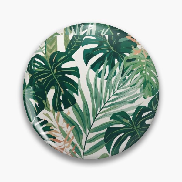 Item preview, Green Tropical Foliage Pattern | Large Leaf Seamless Design designed and sold by KiValuate.