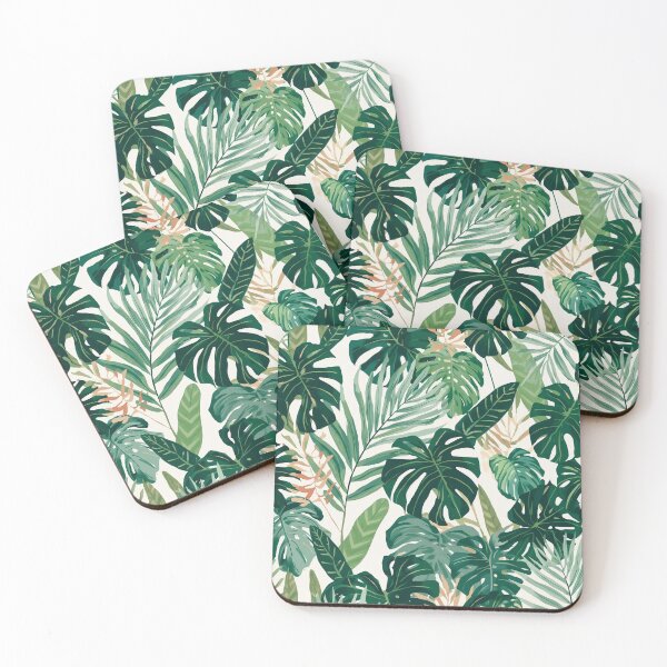 Item preview, Green Tropical Foliage Pattern | Large Leaf Seamless Design designed and sold by KiValuate.