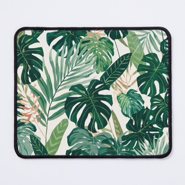 Item preview, Green Tropical Foliage Pattern | Large Leaf Seamless Design designed and sold by KiValuate.