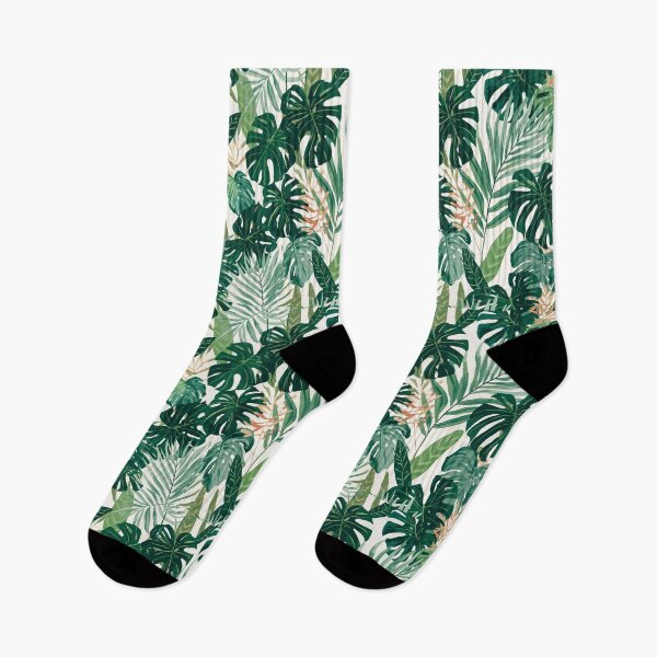 Item preview, Green Tropical Foliage Pattern | Large Leaf Seamless Design designed and sold by KiValuate.