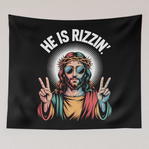 Item preview, Funny Jesus Easter Christian designed and sold by cosmicncozyS.