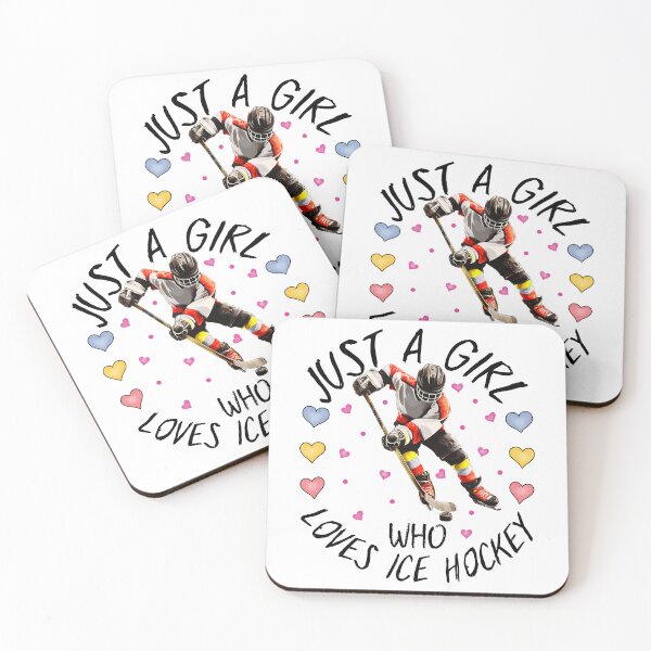 Item preview, Just a girl who loves ice hockey , cool design designed and sold by MoSaid.