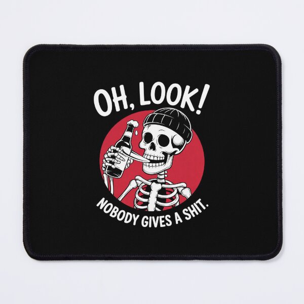Item preview, Skeleton Oh Look Nobody Gives A Shit Halloween Costume designed and sold by PowAcademy.