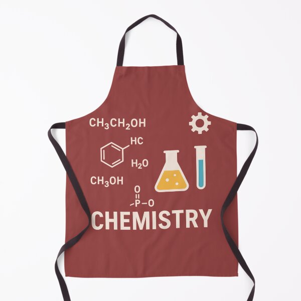 Item preview, Chemistry Science Illustration with Molecules and Lab Glassware designed and sold by Maverickystore.