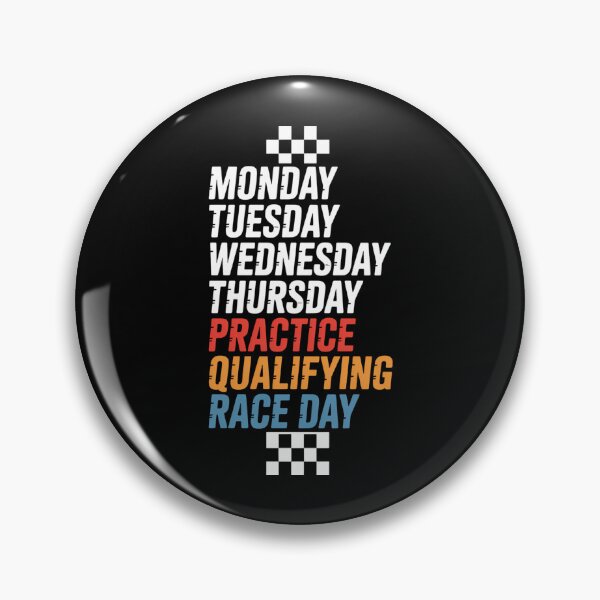 Item preview, Funny Monday Tuesday Thursday Race Day Racing designed and sold by cosmicncozyS.