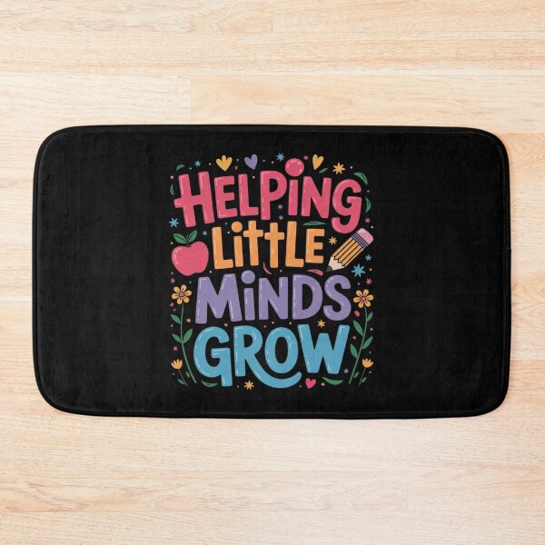 Item preview, Helping Little Minds Grow Boho Flower Teacher Back To School  designed and sold by InspiredFoul.