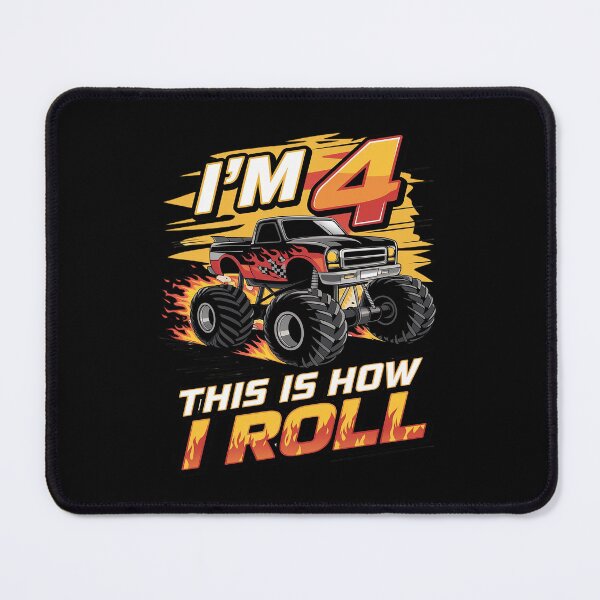 Item preview, Kids I'm 4 This Is How I Roll Car 4th Birthday Boys  designed and sold by CombatTask.