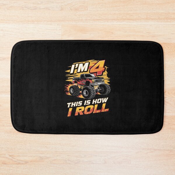 Item preview, Kids I'm 4 This Is How I Roll Car 4th Birthday Boys  designed and sold by CombatTask.
