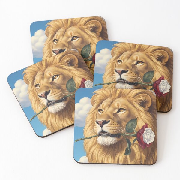 Item preview, The Majestic Romantic Patriot: Golden Lion & English Rose designed and sold by jimmy-digital.