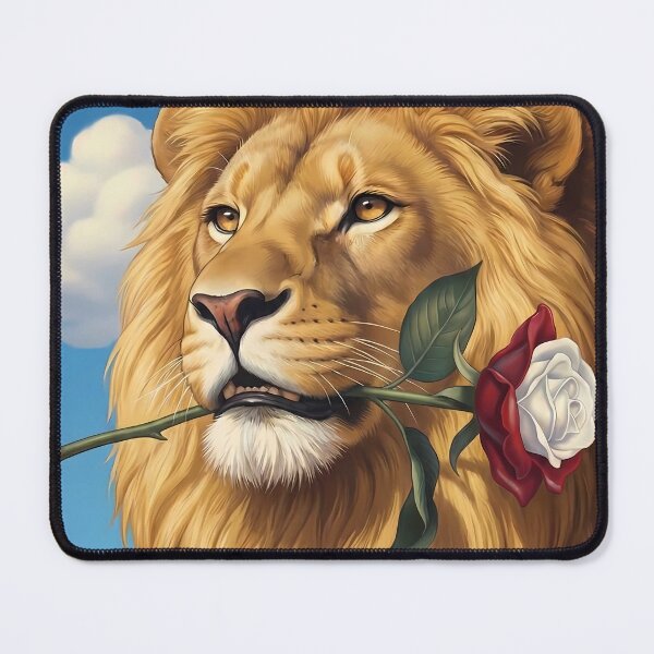 Item preview, The Majestic Romantic Patriot: Golden Lion & English Rose designed and sold by jimmy-digital.