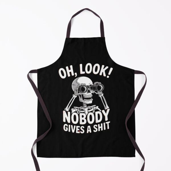 Item preview, Skeleton Oh Look Nobody Gives A Shit Skull Halloween Costume designed and sold by MathisBellanger.