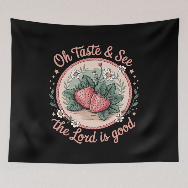 Item preview, Strawberry Oh Taste And See That The Lord Is Good  designed and sold by KotexTemu.