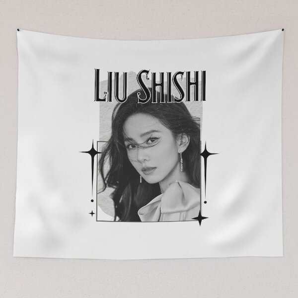 Item preview, Liu Shishi (刘诗诗) Chinese Actress Art Chinese Celebrity IllustrationScrapbook Collage Cozy Y2K Vintage Design designed and sold by HELL0WBELLO.