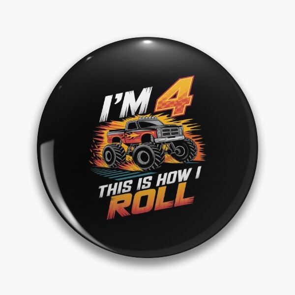 Item preview, Kids I'm 4 This Is How I Roll Car 4th Birthday Boys designed and sold by MythWoot.