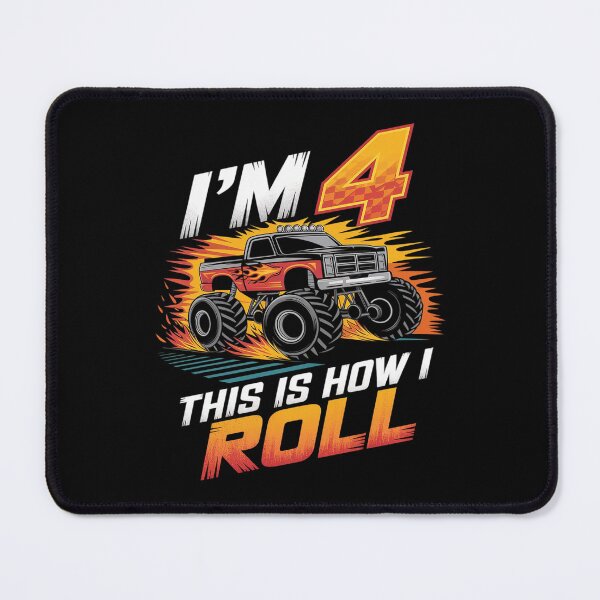 Item preview, Kids I'm 4 This Is How I Roll Car 4th Birthday Boys designed and sold by MythWoot.