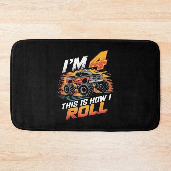 Item preview, Kids I'm 4 This Is How I Roll Car 4th Birthday Boys designed and sold by MythWoot.