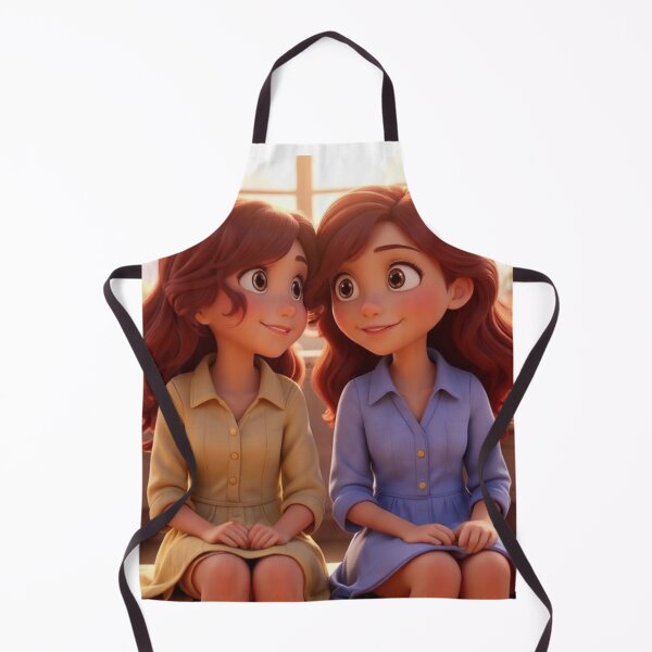 Item preview, Sister Bond – Beautiful Sisters Illustration Art designed and sold by HopaHope.