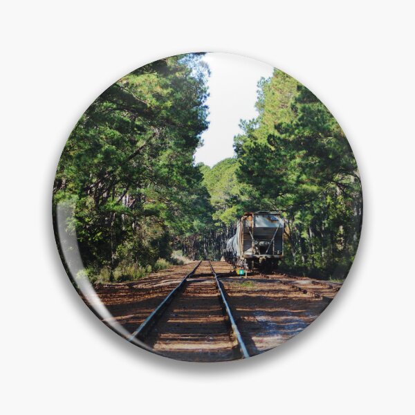 Item preview, Train Tracks in a Forest Clearing designed and sold by Cynthia48.