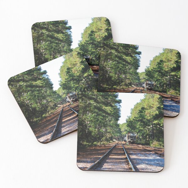 Item preview, Train Tracks in a Forest Clearing designed and sold by Cynthia48.