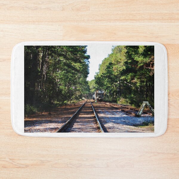Item preview, Train Tracks in a Forest Clearing designed and sold by Cynthia48.