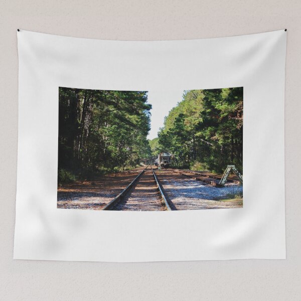 Item preview, Train Tracks in a Forest Clearing designed and sold by Cynthia48.