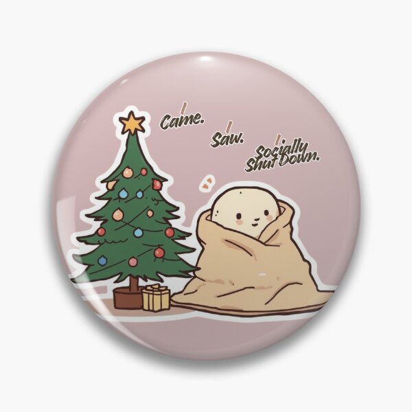 Item preview, I Came. I Saw. I Socially Shut Down – Holiday Introvert Humor, Male Character designed and sold by PIXelayDesigns.