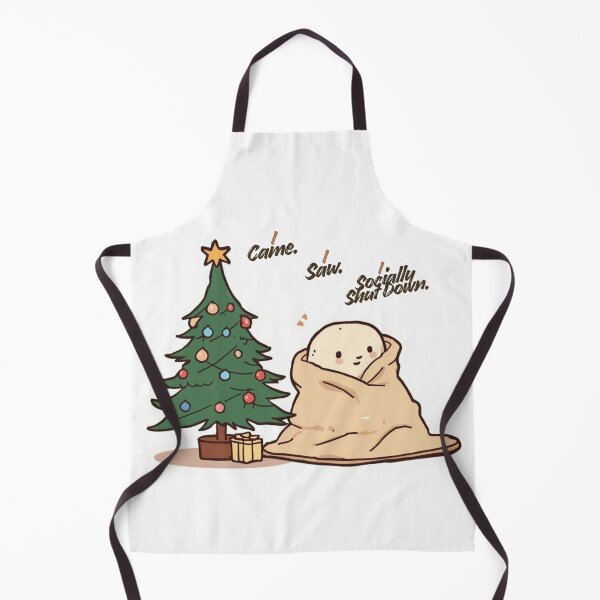 Item preview, I Came. I Saw. I Socially Shut Down – Holiday Introvert Humor, Male Character designed and sold by PIXelayDesigns.