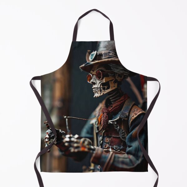 Item preview, Steampunk skeleton with hat and glasses designed and sold by Mianku | Für das Leben.