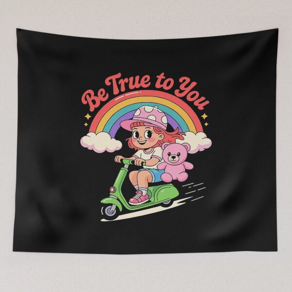 Item preview, Strawberry Shortcake Be True To You Vintage Rainbow Bike  designed and sold by KotexTemu.