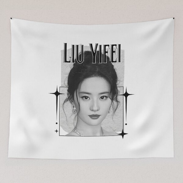 Item preview, Liu Yifei (刘亦菲) Chinese Actress Art Chinese Celebrity IllustrationScrapbook Collage Cozy Y2K Vintage Design designed and sold by HELL0WBELLO.