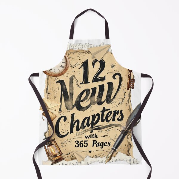 Item preview, Vintage 12 New Chapters with 365 Pages | New Year Quotes designed and sold by crizzysketch.