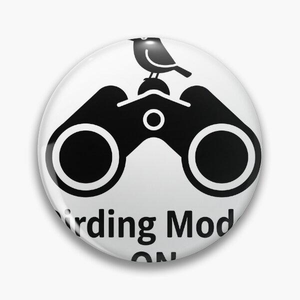 Item preview, Birding Mode ON Minimal Icon – Birdwatcher Binoculars Sticker & Apparel designed and sold by NatureNookTees.