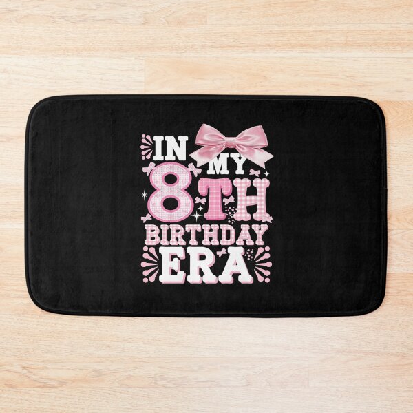 Item preview, Kids In My 8th Birthday Era Girl 8 Year Old Coquette Bow  designed and sold by MythWoot.