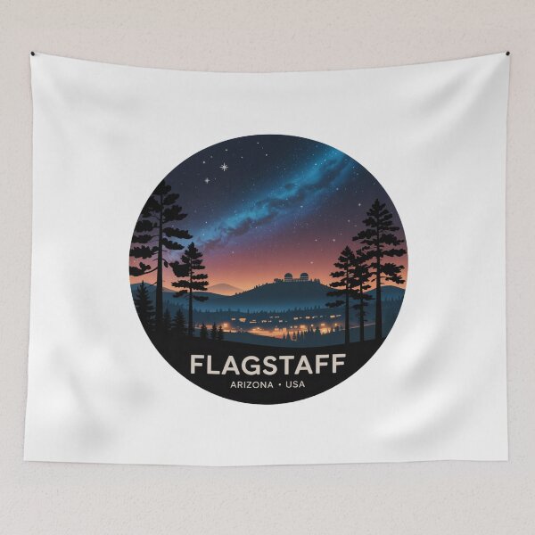 Item preview, Flagstaff Arizona Night Sky Art - Milky Way Illustration designed and sold by CircinusStore.
