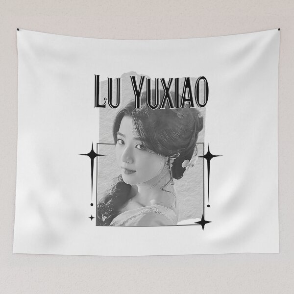 Item preview, Lu Yuxiao (卢昱晓) Chinese Actress Art Chinese Celebrity IllustrationScrapbook Collage Cozy Y2K Vintage Design designed and sold by HELL0WBELLO.