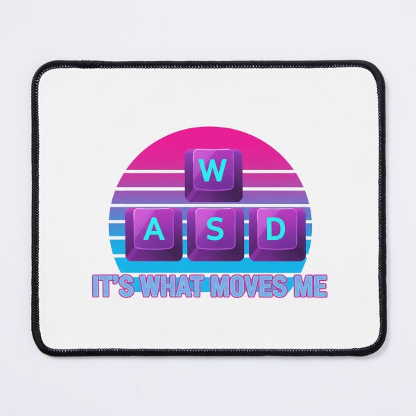 Item preview, Retro Gamer Sunset WASD - It's What Moves Me designed and sold by Merchifyme2000.