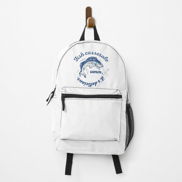 Item preview, Delicious Fish Casserole – Blue Vintage Fish Illustration designed and sold by memefeather.