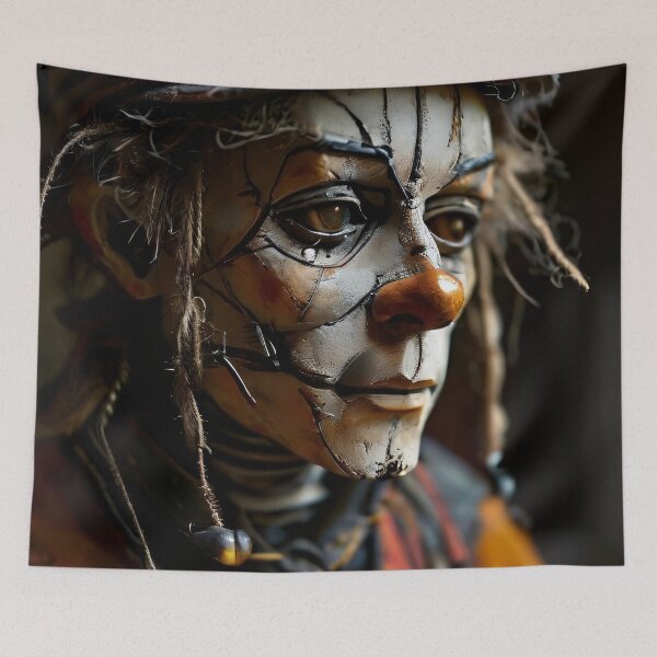 Artikelvorschau, Düsterer Steampunk-Clown im Nahaufnahme-Porträt entworfen und verkauft von Mianku | Für das Leben.