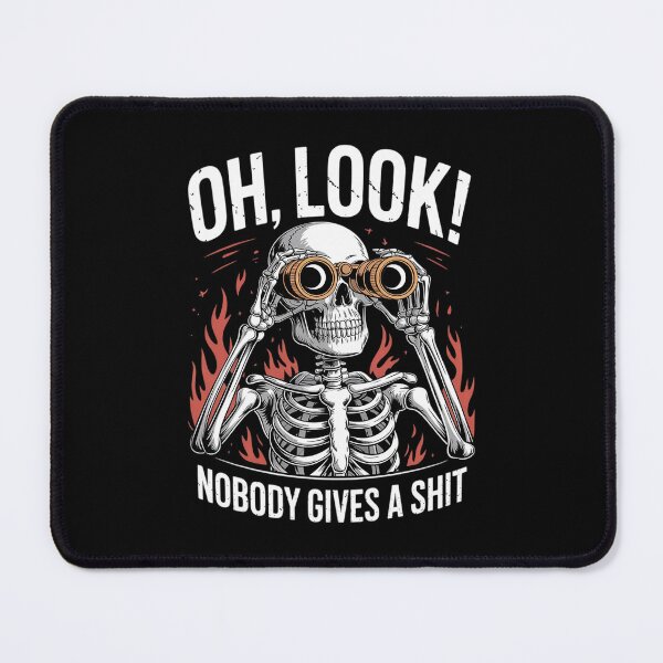 Item preview, Skeleton Oh Look! Nobody Gives A Shit7  designed and sold by MathisBellanger.