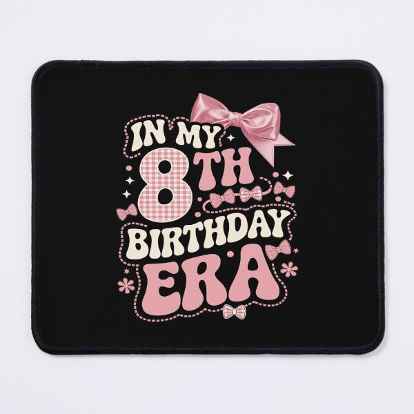 Item preview, Kids In My 8th Birthday Era Girl 8 Year Old Coquette Bow designed and sold by MythWoot.