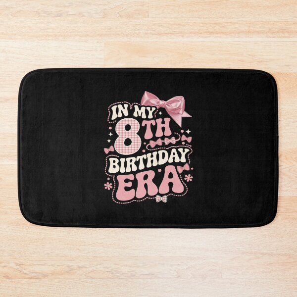 Item preview, Kids In My 8th Birthday Era Girl 8 Year Old Coquette Bow designed and sold by MythWoot.