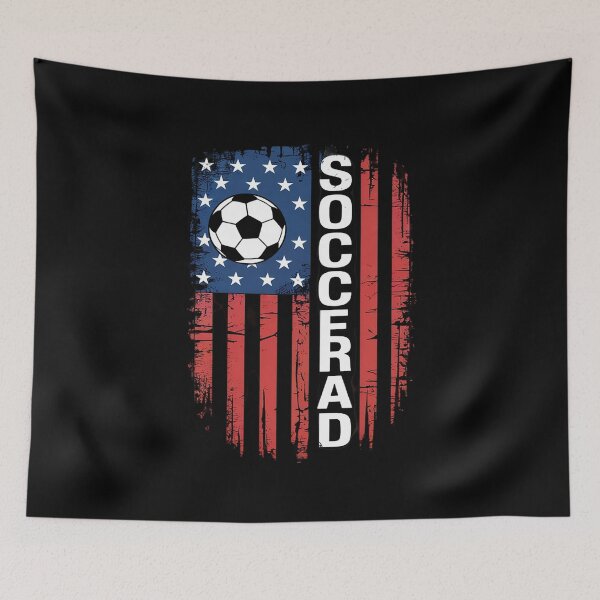 Item preview, Soccer Dad USA flag All American Fathers  designed and sold by PowAcademy.