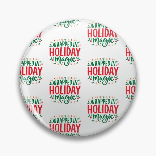 Item preview, Wrapped in Holiday Magic – Festive Christmas Typography Design designed and sold by Graphic Therapist.