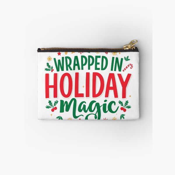 Item preview, Wrapped in Holiday Magic – Festive Christmas Typography Design designed and sold by Graphic Therapist.