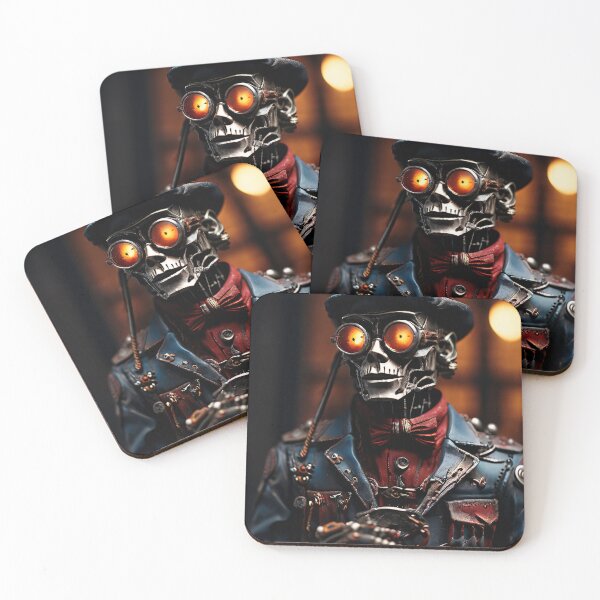 Item preview, Steampunk skeleton in fine clothing designed and sold by Mianku | Für das Leben.