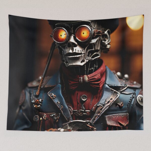Item preview, Steampunk skeleton in fine clothing designed and sold by Mianku | Für das Leben.