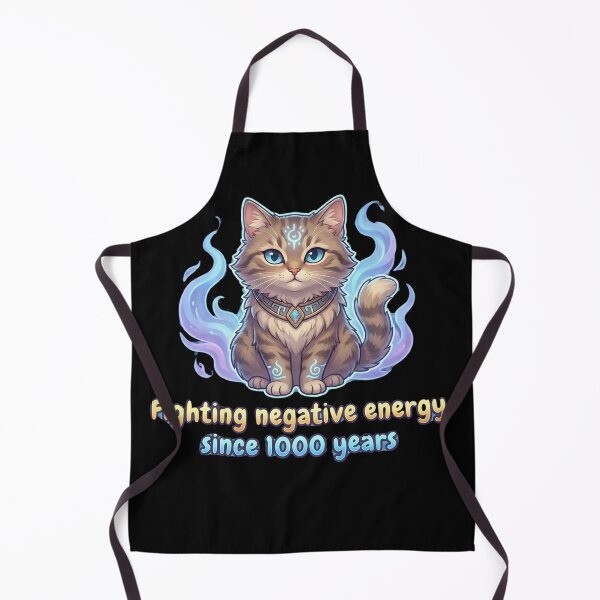 Item preview, Mystic Cat Fighting Negative Energy designed and sold by VijeetStudio.