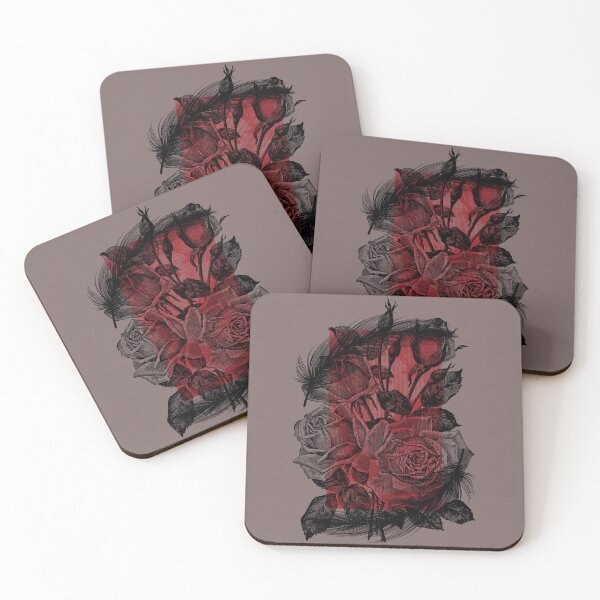 Item preview, Dark Red Roses Illustration designed and sold by IREMORHAN.